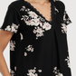 Women's V-Neck Half Sleeve Floral Camisole