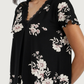 Women's V-Neck Half Sleeve Floral Camisole
