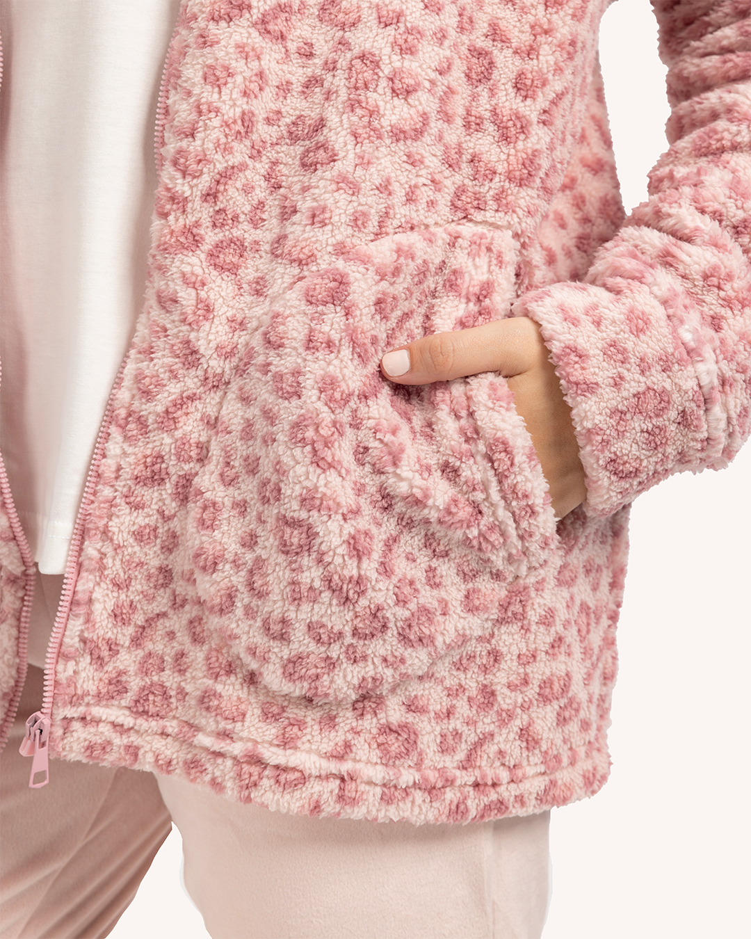 Pink Leopard بيجاما حريمي 3 قطع