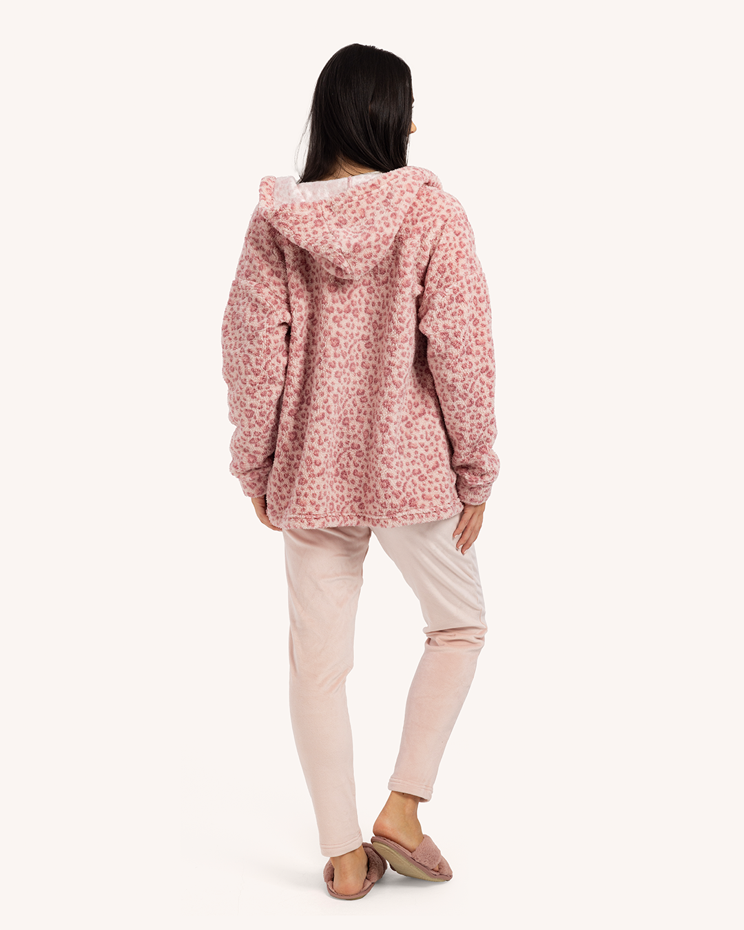 Pink Leopard بيجاما حريمي 3 قطع
