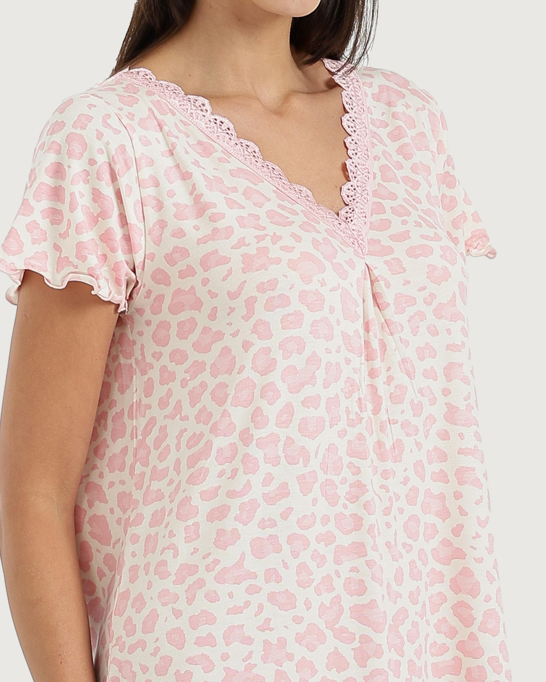 Women's V-Neck Half Sleeve Printed Camisole
