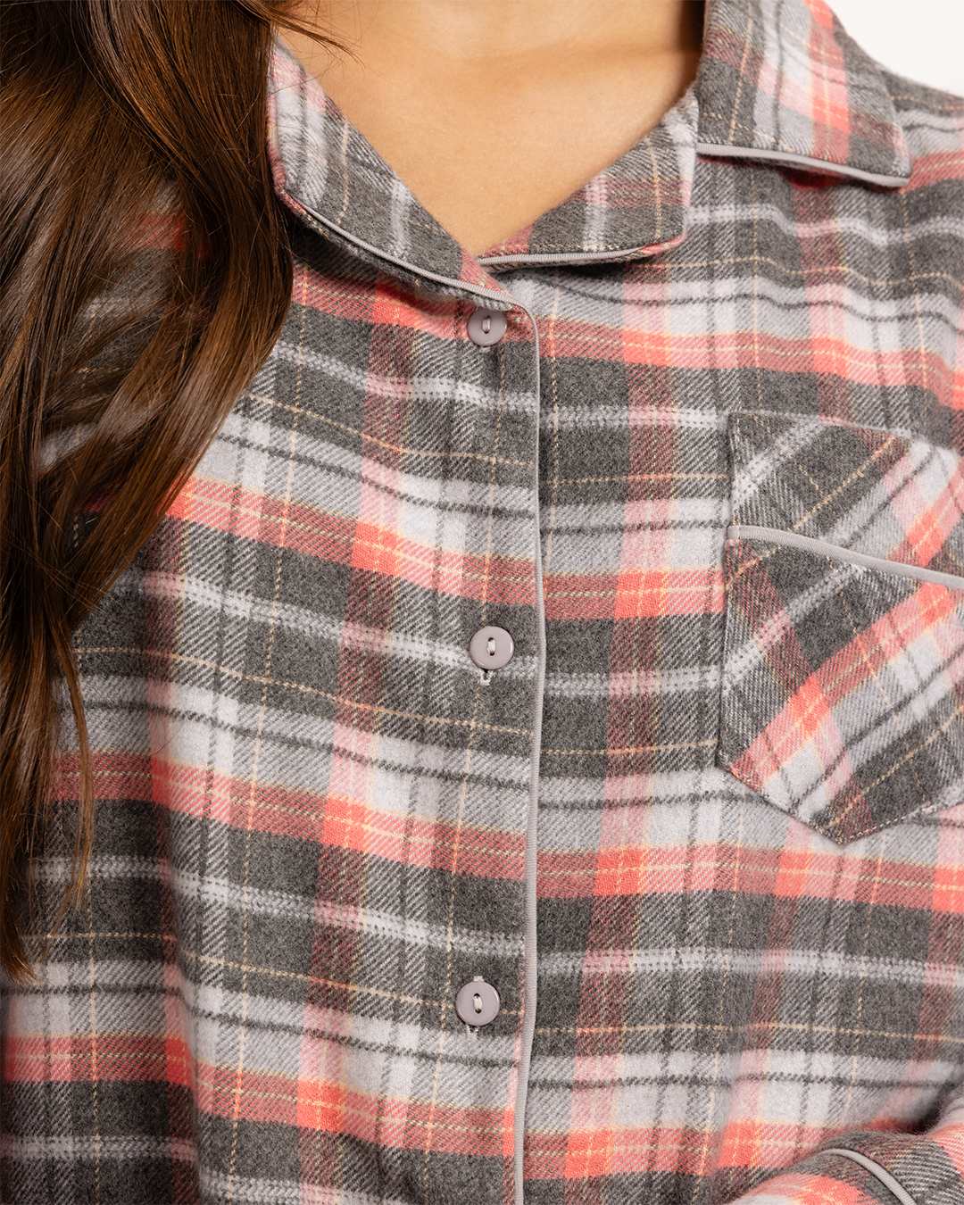 بيجاما كاروه حريمي كلاسيك كستو