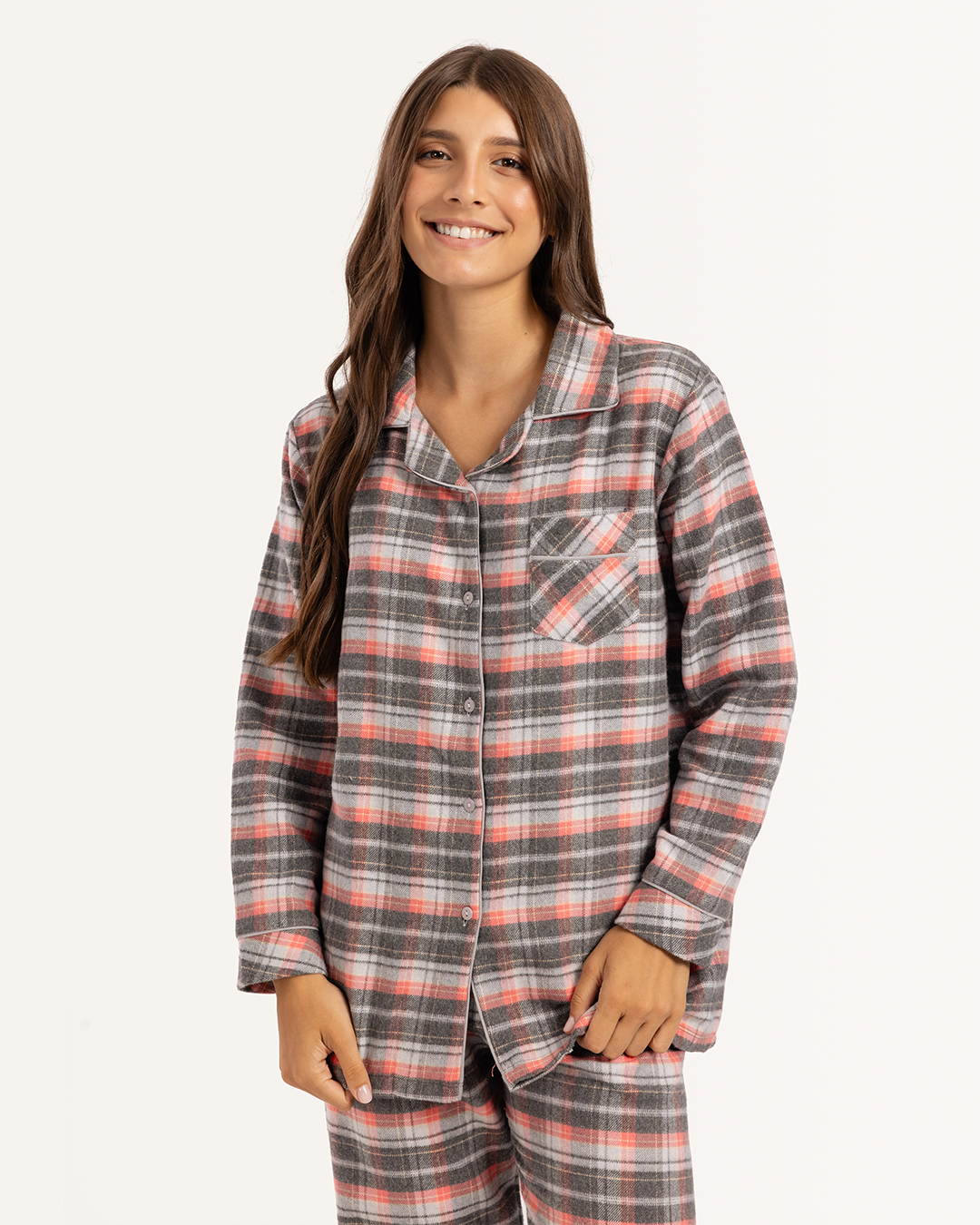 بيجاما كاروه حريمي كلاسيك كستو