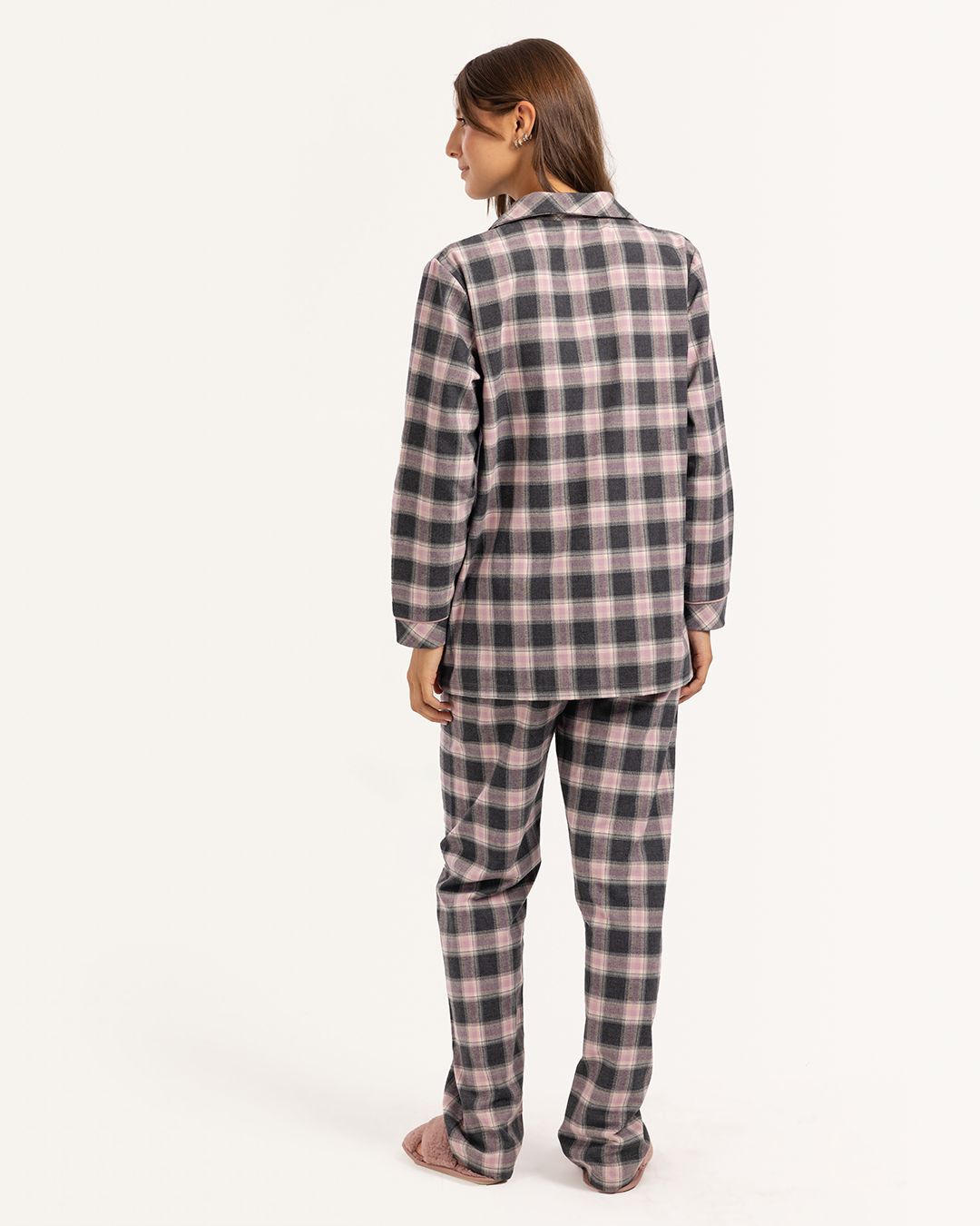 بيجاما كاروه حريمي كلاسيك كستو