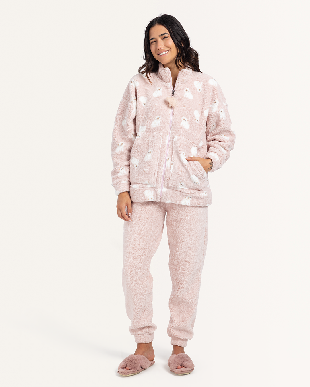 Baby Pink Bear Pajama set 