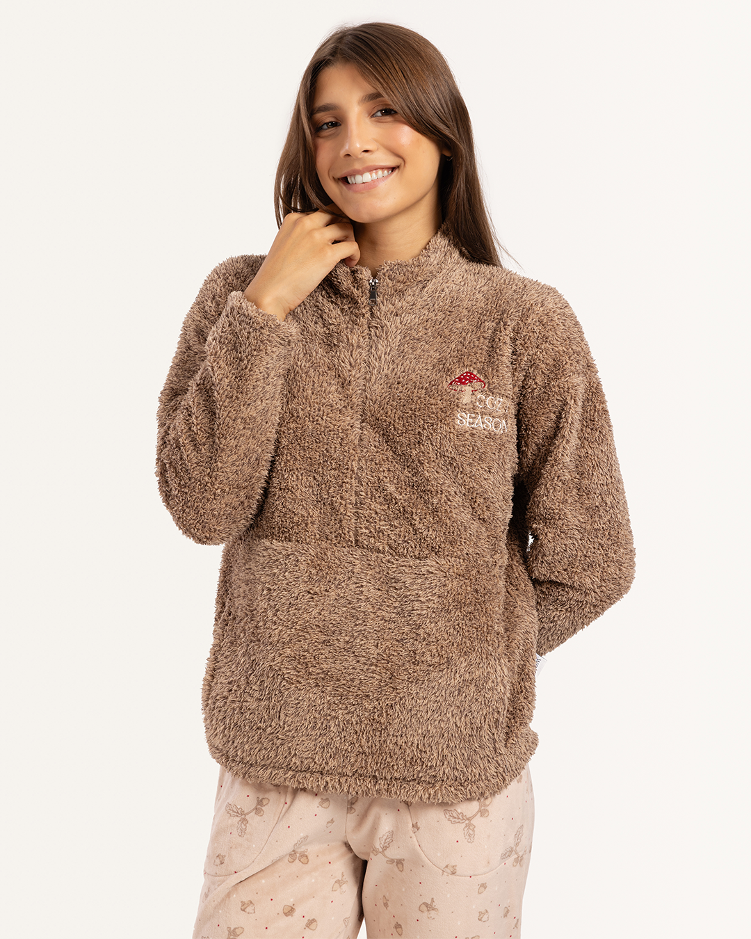 بيجاما بنطلون قطيفه موسم دافئ