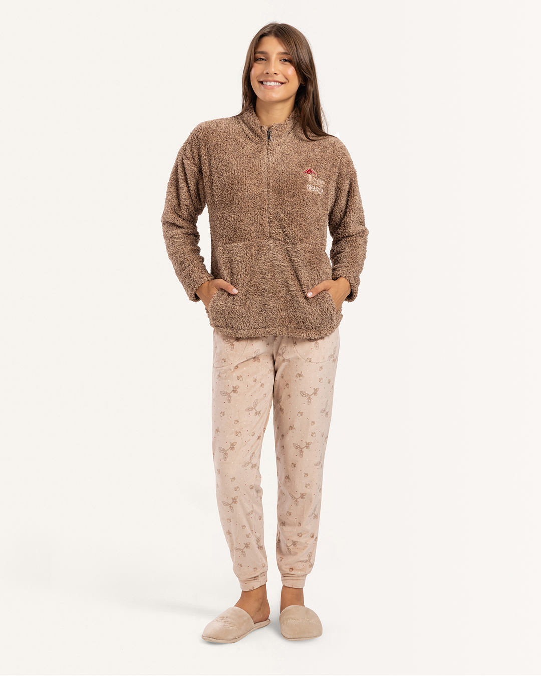 بيجاما بنطلون قطيفه موسم دافئ