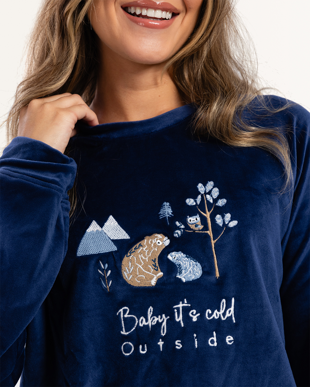 بيجاما قطيفه اجواء شتويه