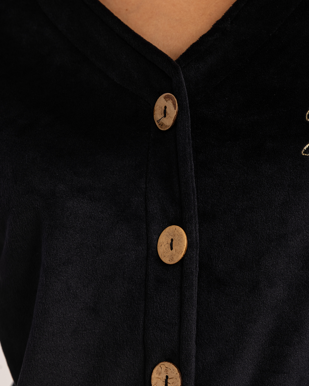 بيجاما بزراير و بنطلون مطبوع