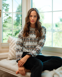 بيجاما كُم طويل طباعه اندلسيه