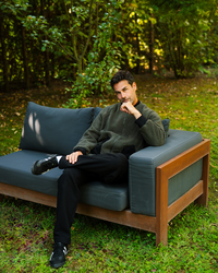 بيجاما بكم طويل و جيب من خامه البنطلون وبنطلون مستقيم