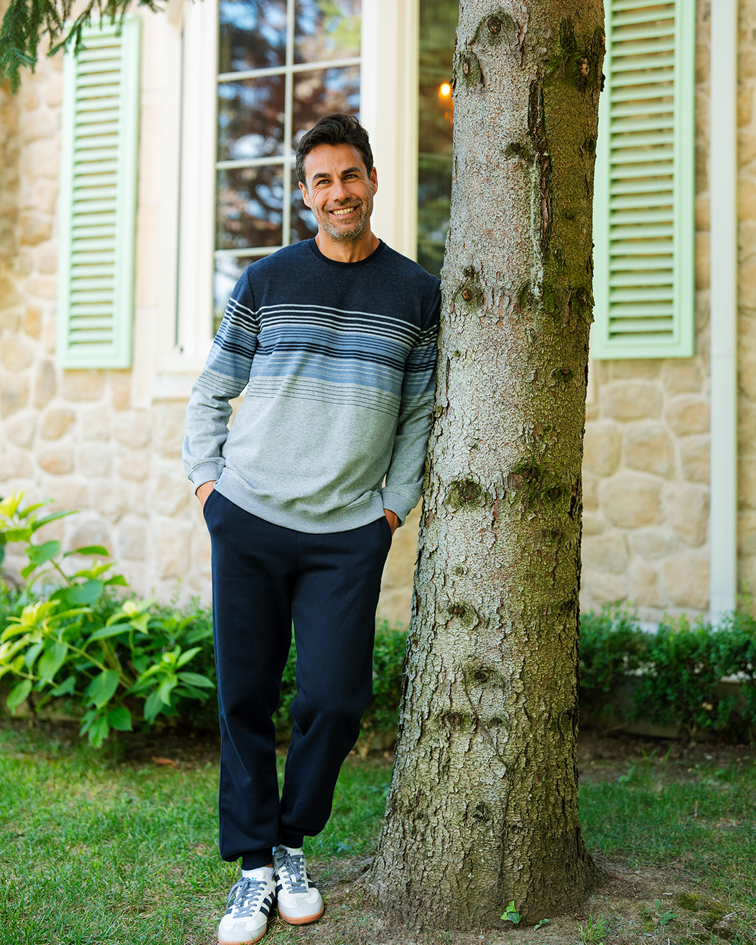 بيجاما جاكارد خطوط متنوعة