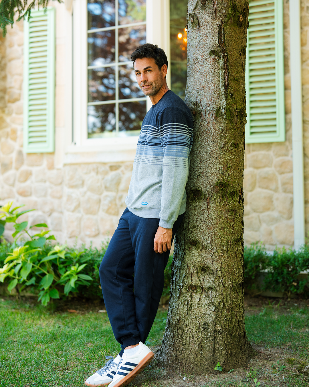 بيجاما جاكارد خطوط متنوعة