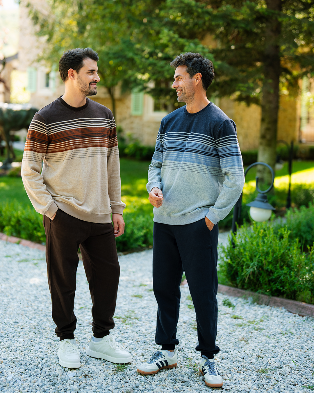 بيجاما جاكارد خطوط متنوعة