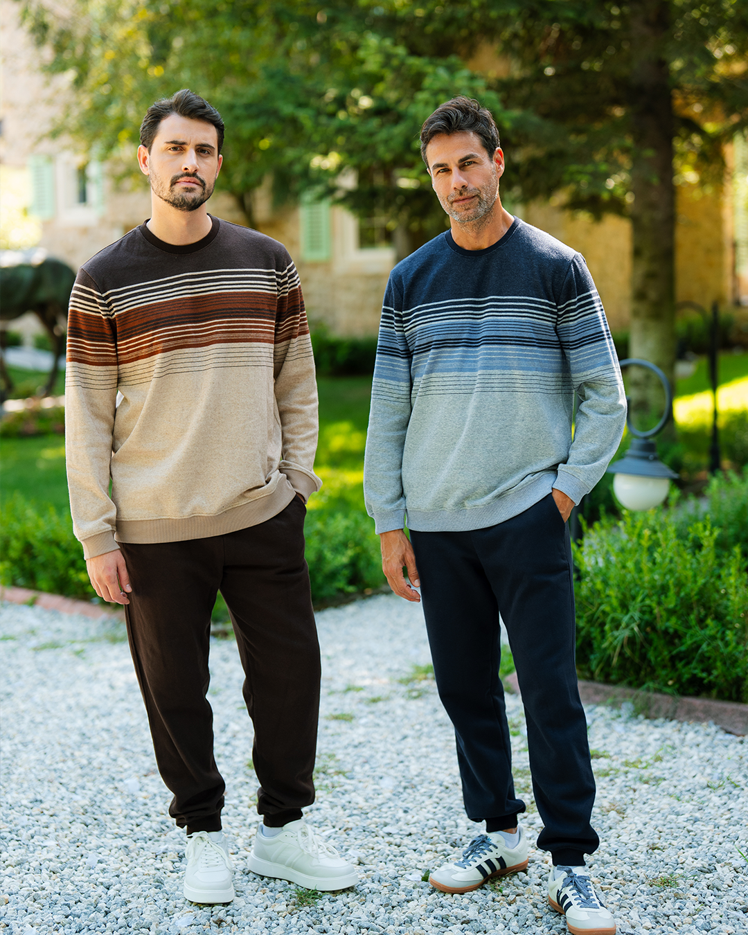 بيجاما جاكارد خطوط متنوعة