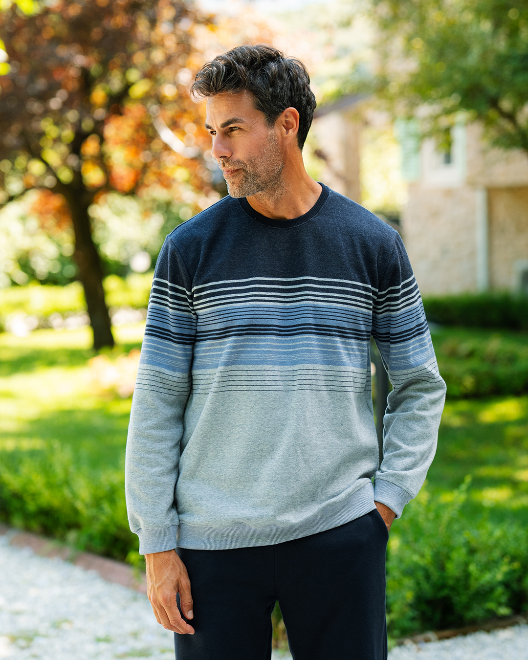 بيجاما جاكارد خطوط متنوعة