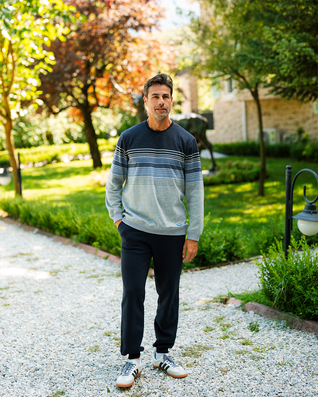 بيجاما جاكارد خطوط متنوعة