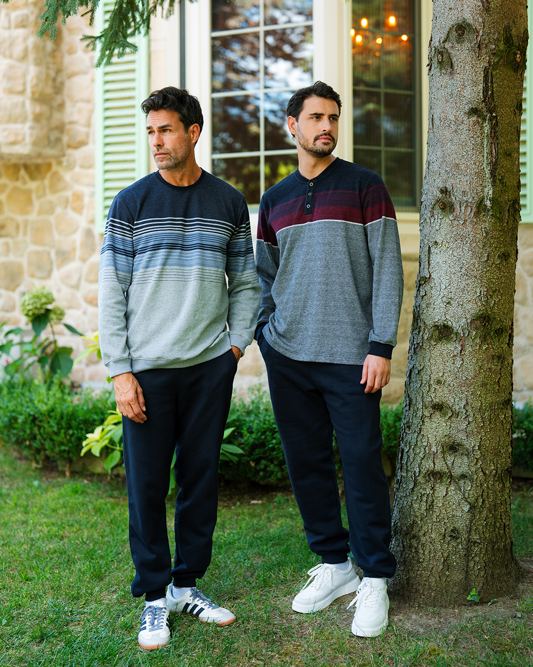 بيجاما جاكارد خطوط متنوعة