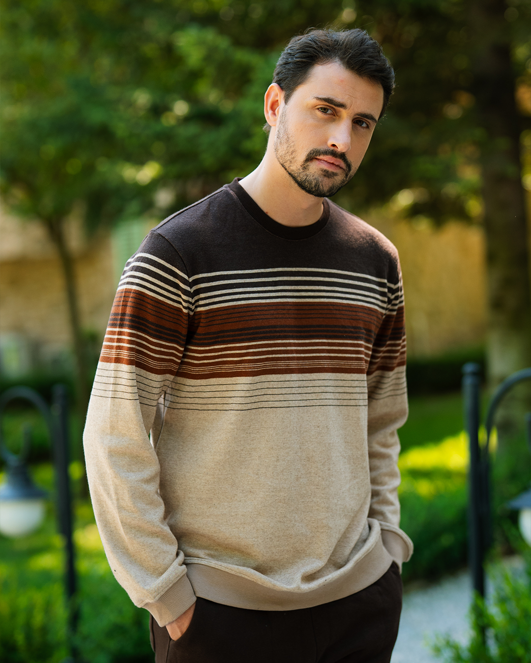 بيجاما جاكارد خطوط متنوعة