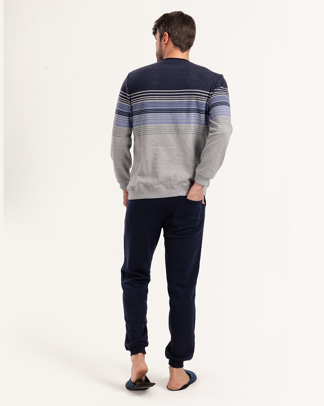 بيجاما جاكارد خطوط متنوعة