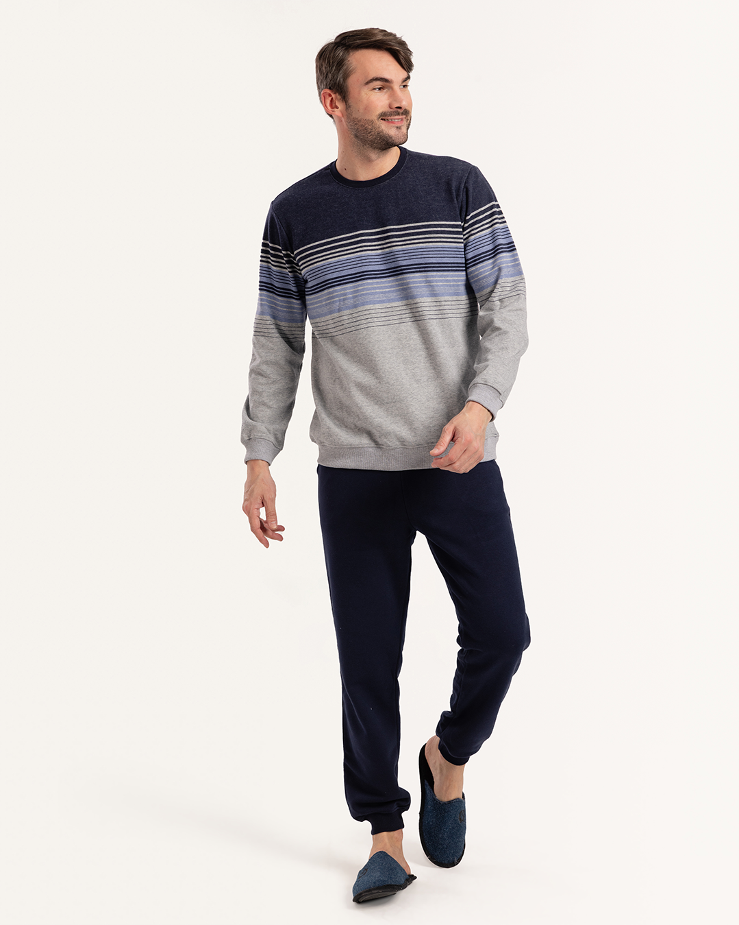 بيجاما جاكارد خطوط متنوعة