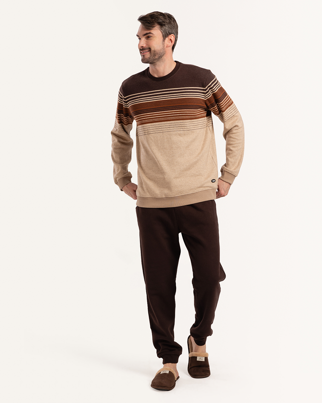 بيجاما جاكارد خطوط متنوعة