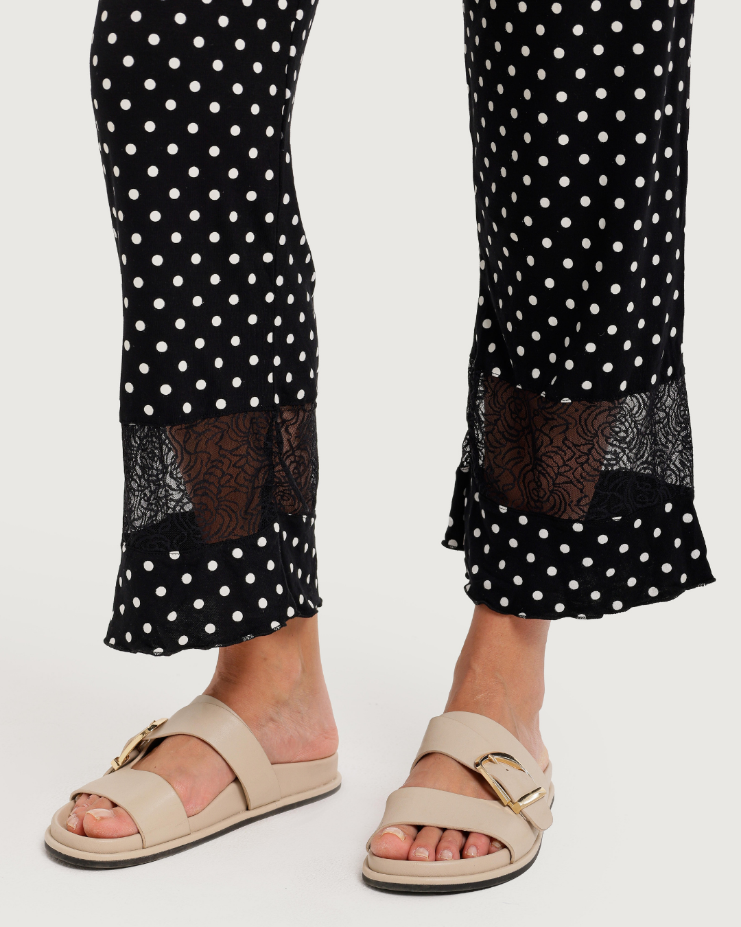 Women's Strap Printed Pants Pajamas