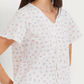 Women's half-sleeve jacquard pants pajamas