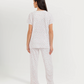 Women's half-sleeve jacquard pants pajamas