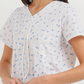 Women's half-sleeve jacquard pants pajamas