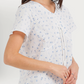 Women's half-sleeve jacquard pants pajamas