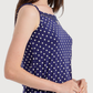 Women's Cotton Strap Shorts Pajamas with Print