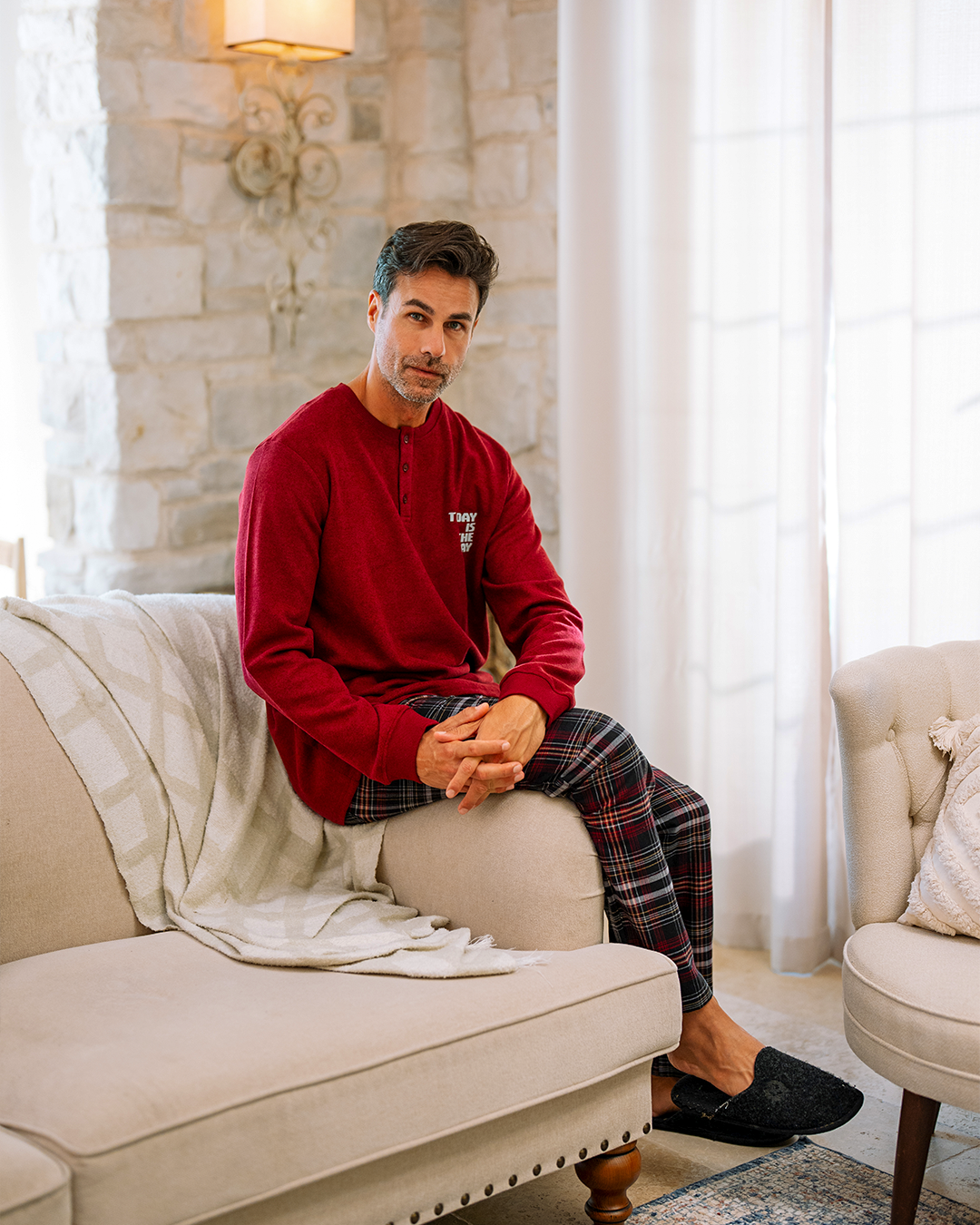 بيجاما بنطلون كاروهات