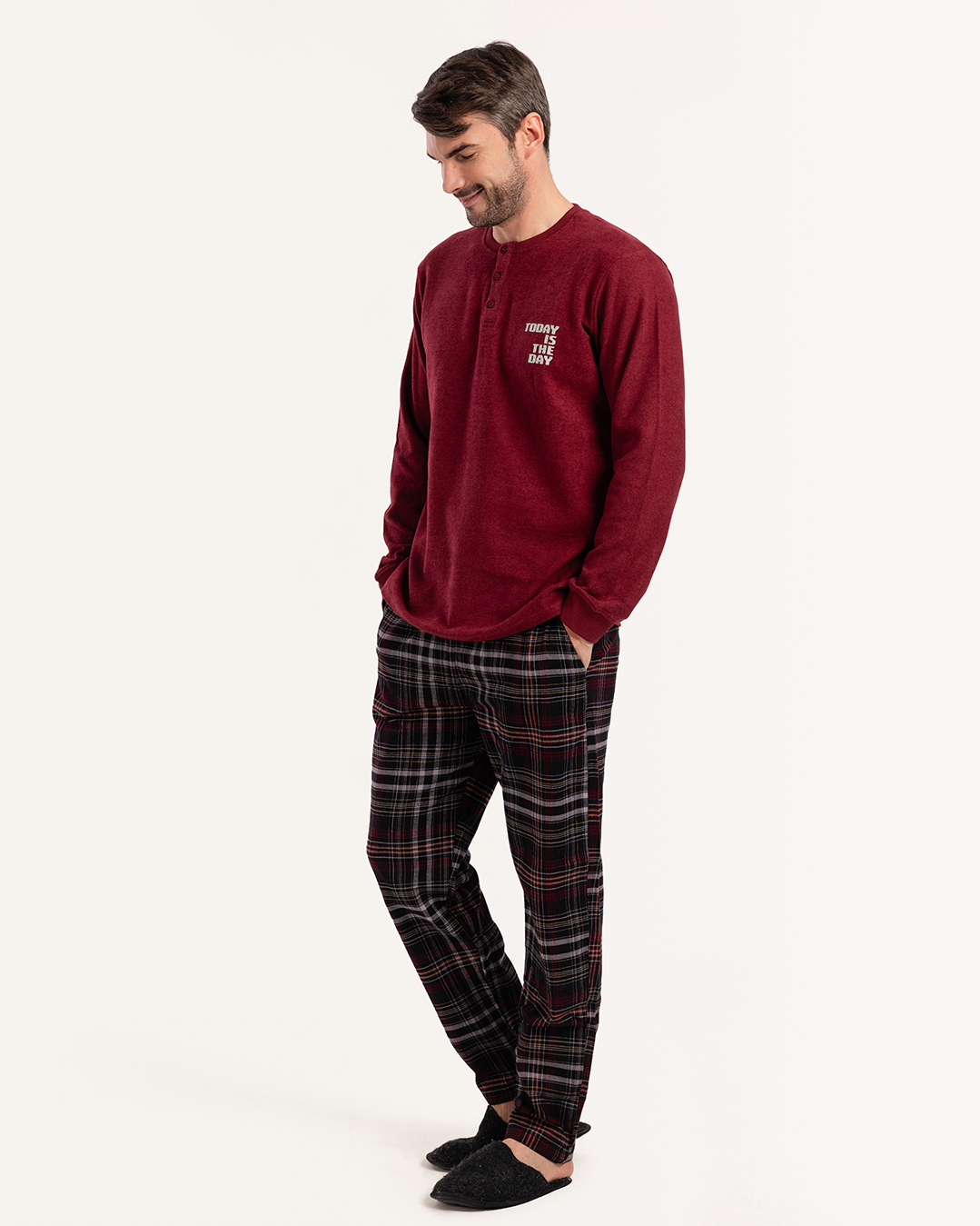 بيجاما بنطلون كاروهات