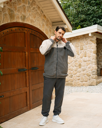 بيجاما بنطلون ميلتون و توب بكم طويل و قصه عند الصدر