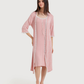Short Women's Jalabiya with Robe and Print