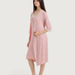 Short Women's Jalabiya with Robe and Print