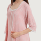 Short Women's Jalabiya with Robe and Print