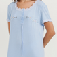 Women's Half Sleeve Jalabiya with Lace