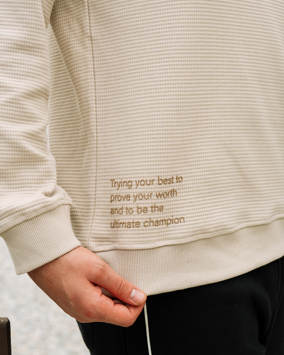 بيجاما بنطلون ميلتون و توب كم طويل بجيب