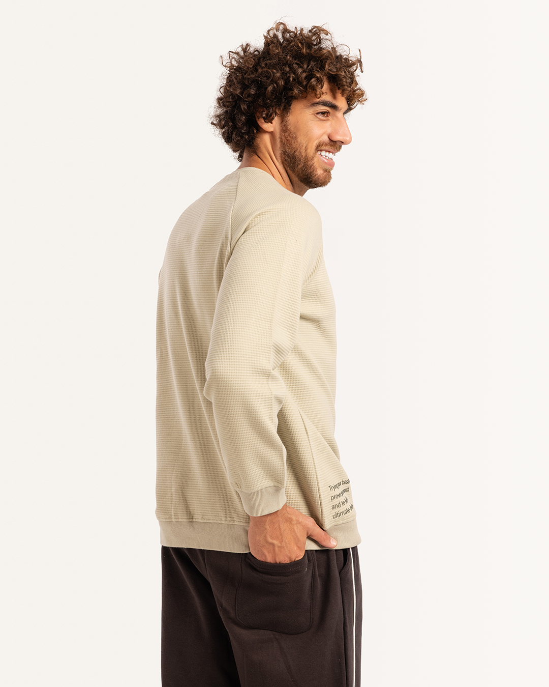 بيجاما بنطلون ميلتون و توب كم طويل بجيب