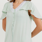 Women's Long Half Sleeve Jalabiya with Print