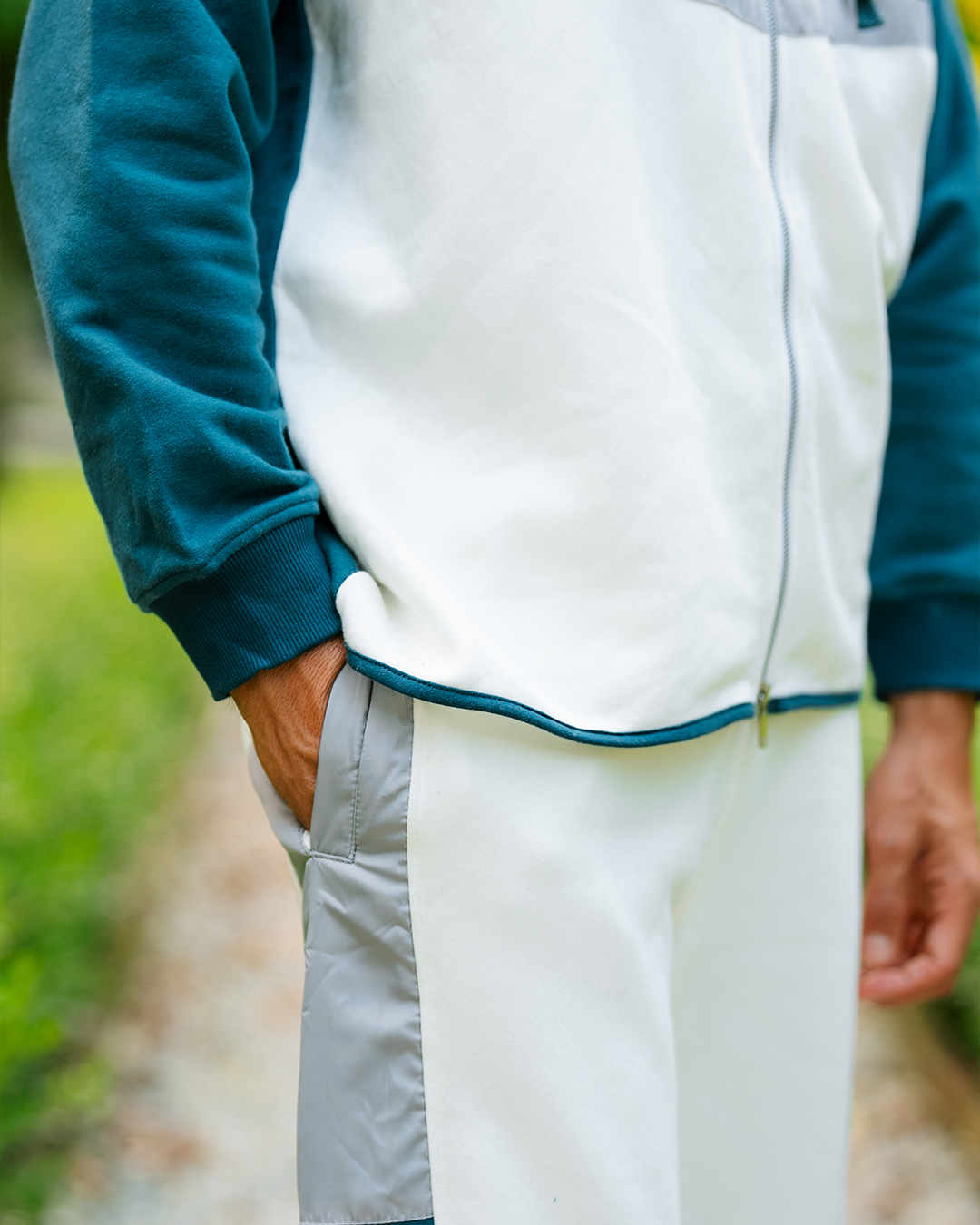 طقم رياضي رجالي بكم و كابيشوه و بنطلون الاوقات السعيده