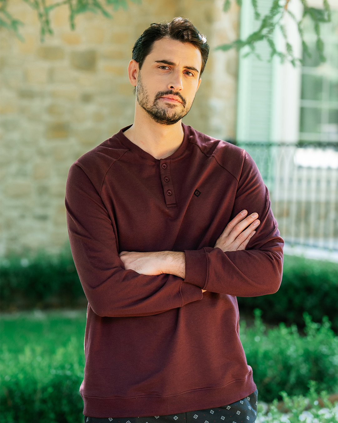 بيجاما بكم و بنطلون اشكال هندسيه صغيره