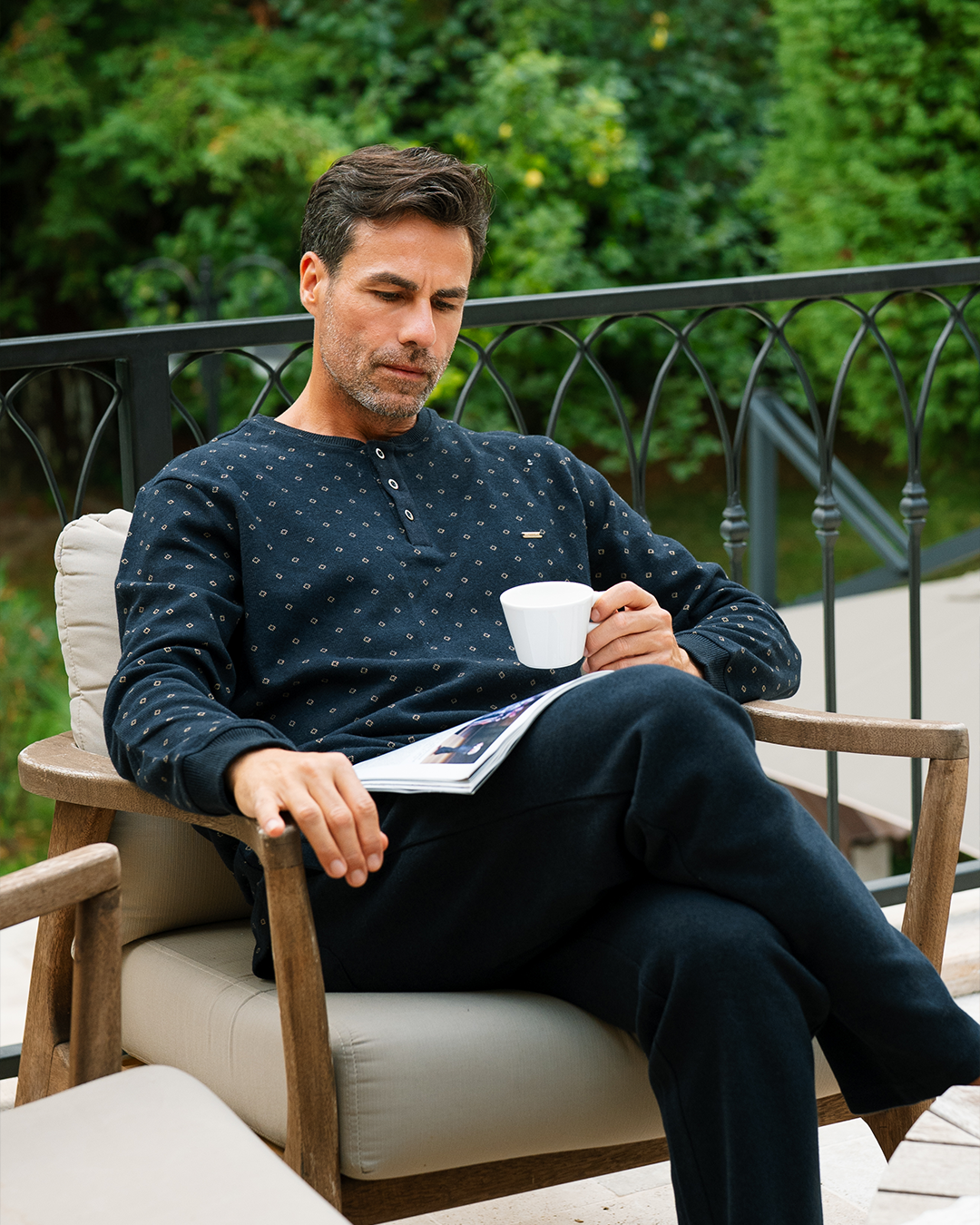 Pajama cashmere the luxury of gold
