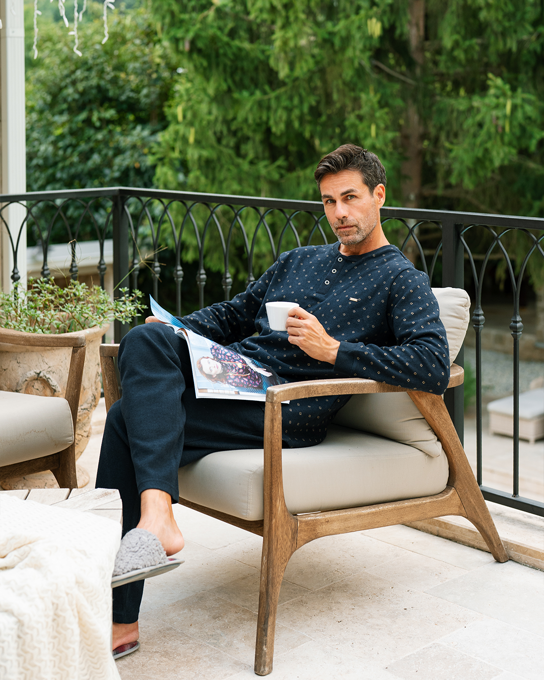 Pajama cashmere the luxury of gold
