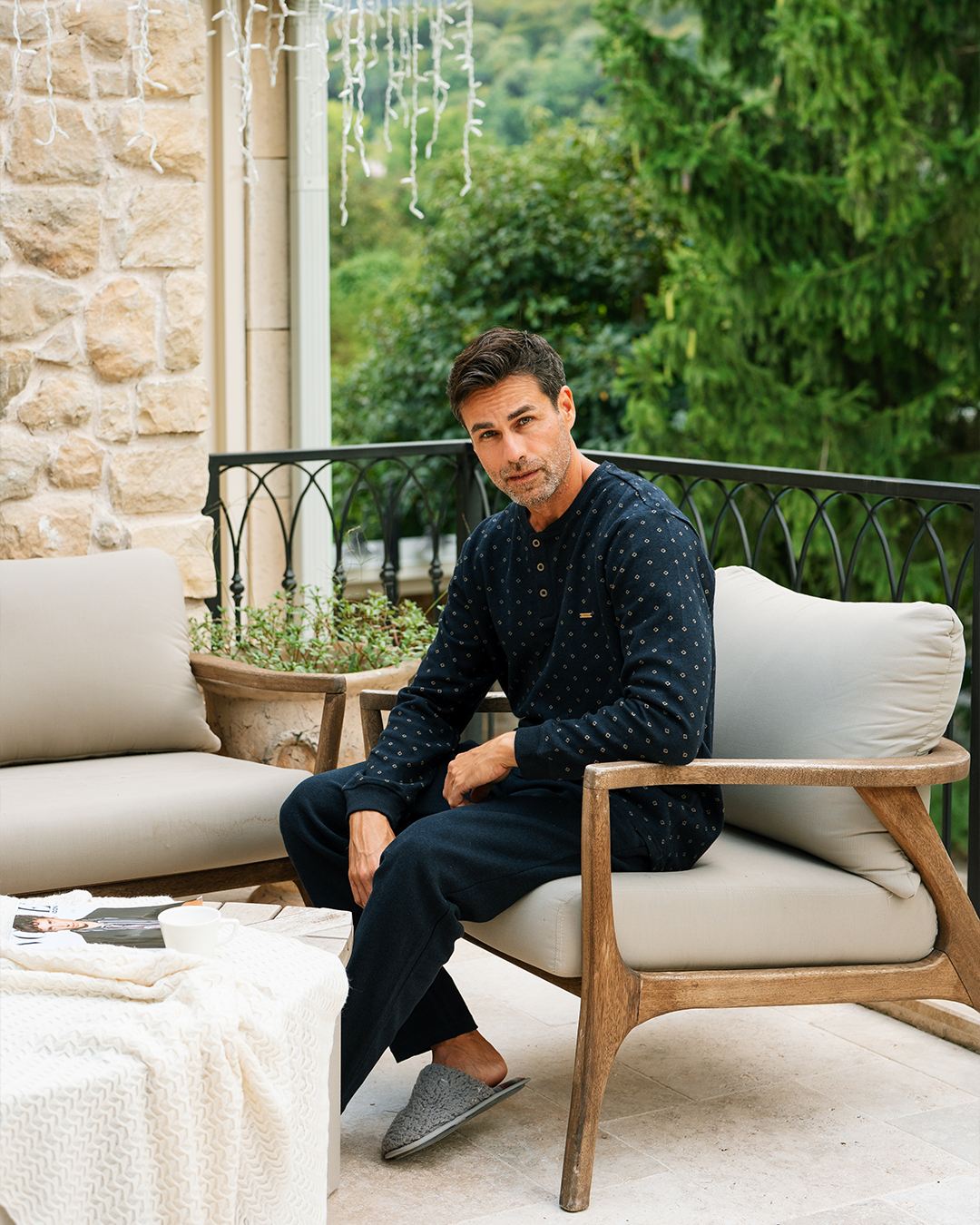Pajama cashmere the luxury of gold