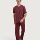 Man with an elegant classic look in a pajama with a distinctive geometric pattern