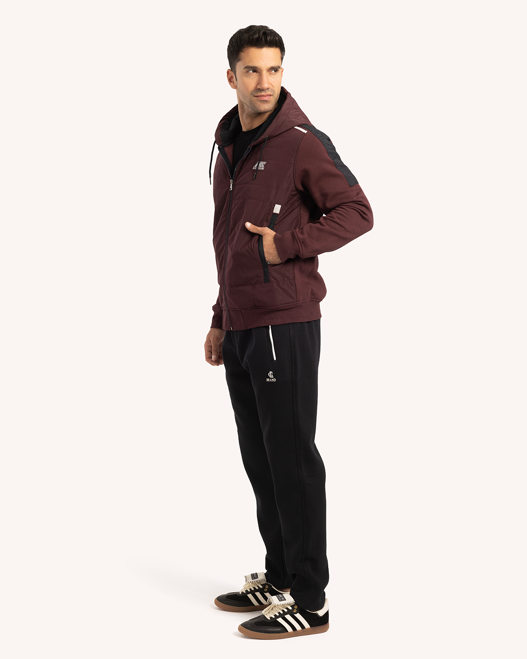 ترينج رجالى ياقة سوستة