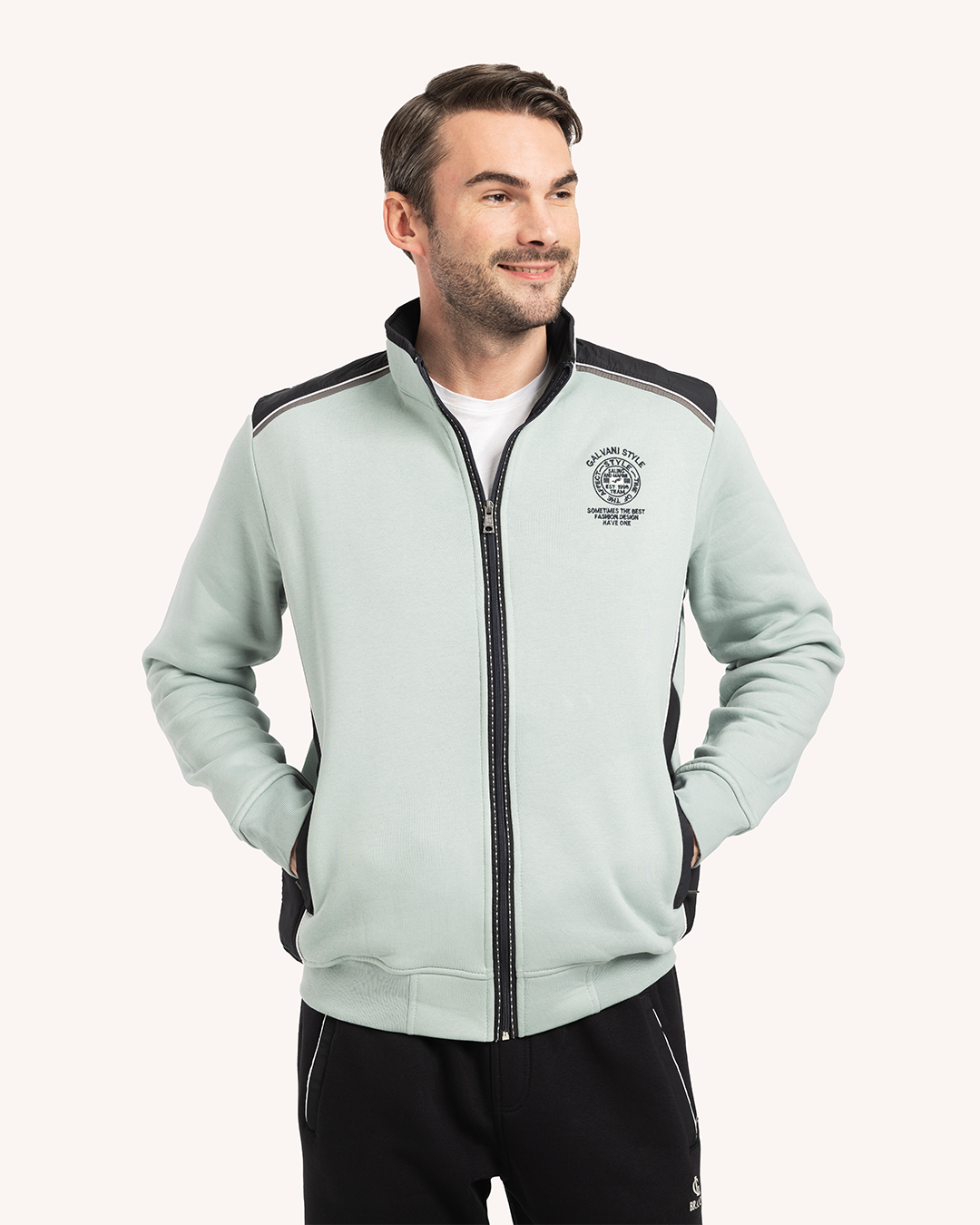 ترينج رجالى ياقة سوستة